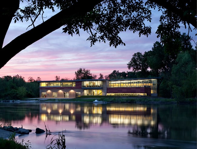 Beckwith Boathouse in Iowa City