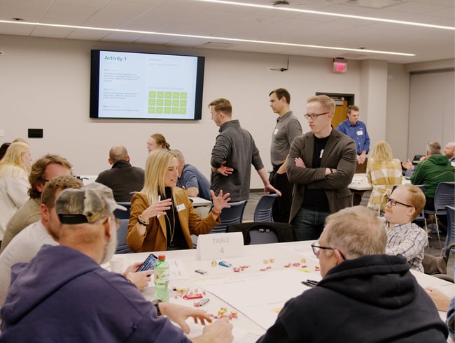 a visioning workshop on a building project