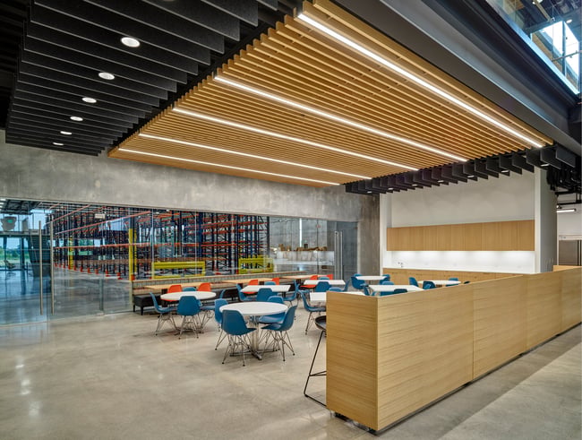 breakroom tables at Kreg Tool