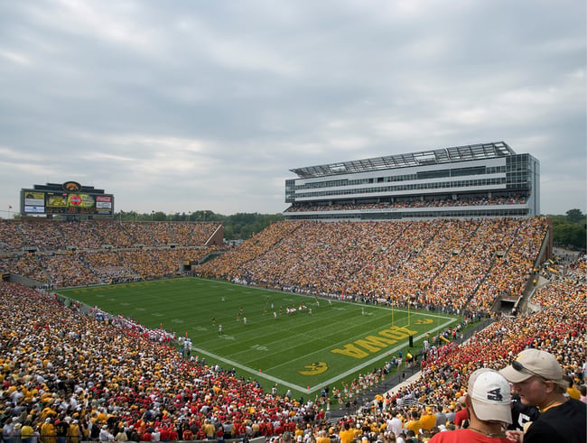 addition to Kinnick Stadium in Iowa City, IA
