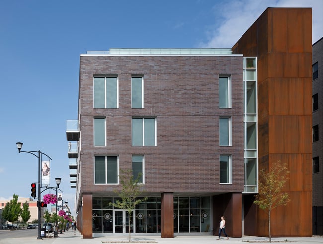 a mixed-use development in Des Moines