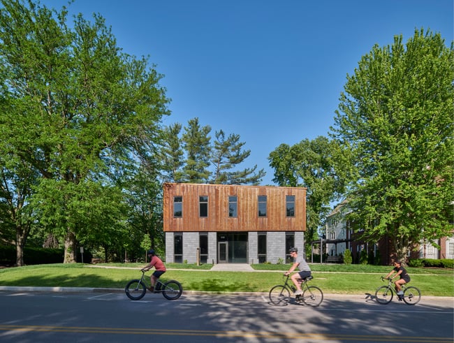 exterior of the University of Iowa nonfiction writing building