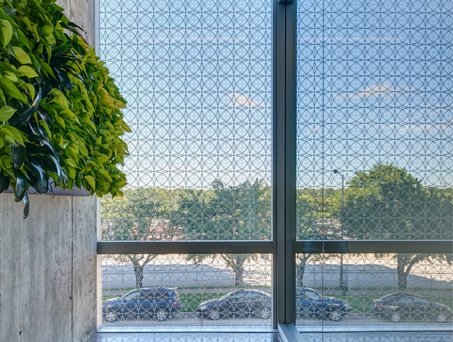 green walls at One Place