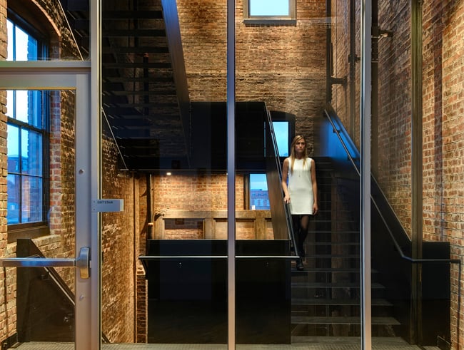 stairwell at Market One