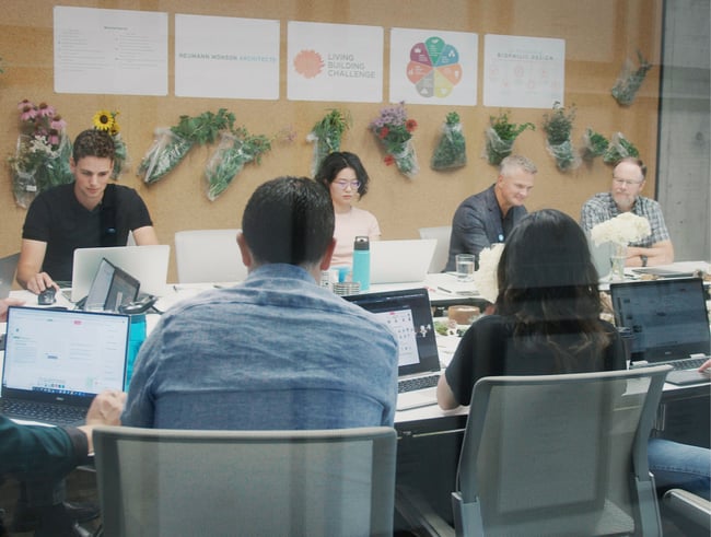 participants in a Living Building Challenge Biophilia Workshop